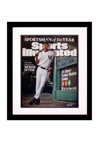 Derek Jeter "Sportsman of the Year" Framed 16"x20" Photo (Steiner COA)